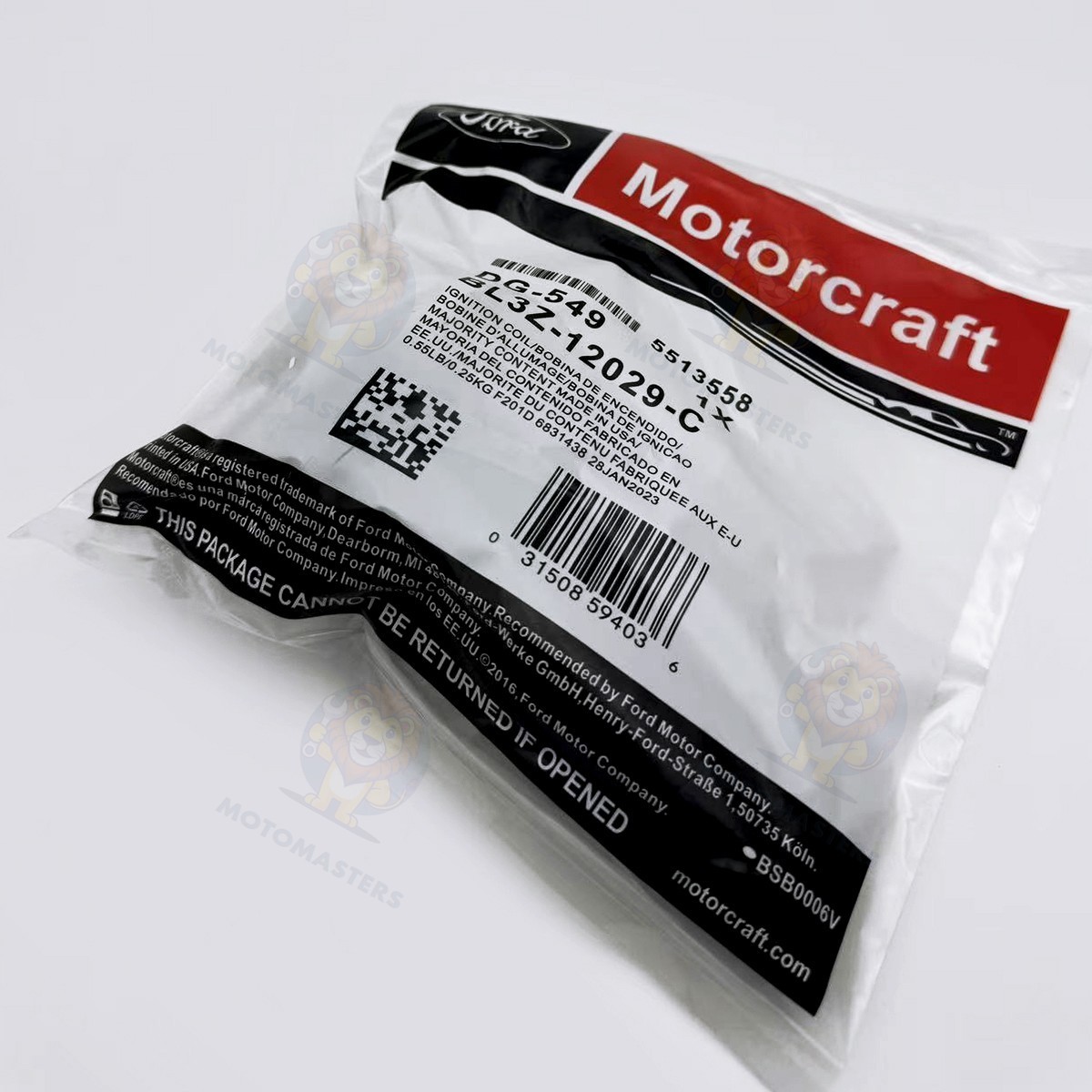 6PCS GENUINE DG549 Ignition Coil SP580 Spark Plug For Motorcraft Ford F150 3.5L