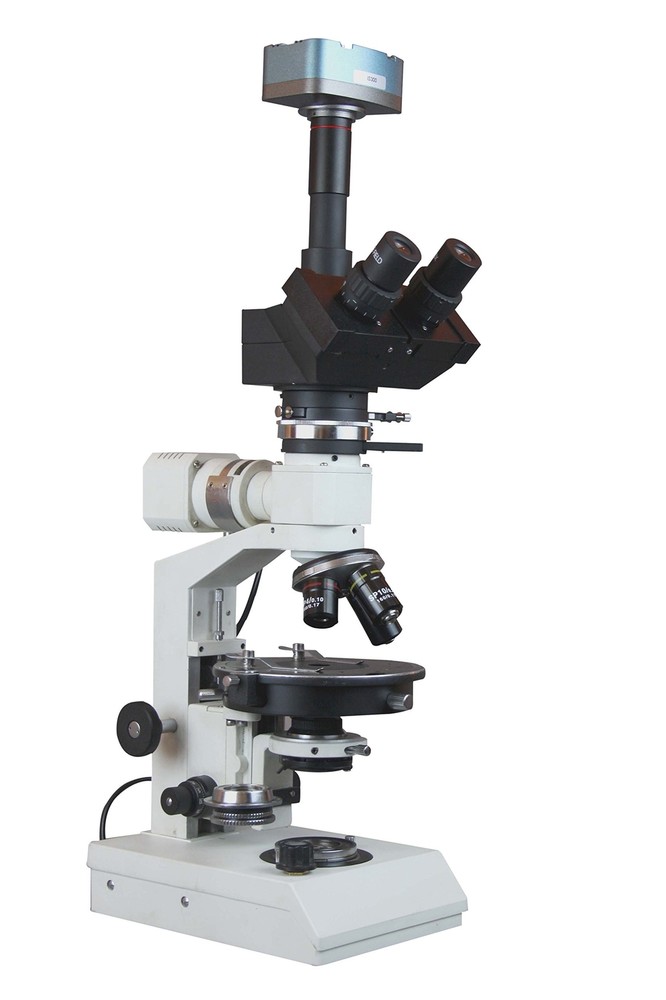 Professional Polarizing Microscope , Epi/Trans Illumination & 10MP Camera USB