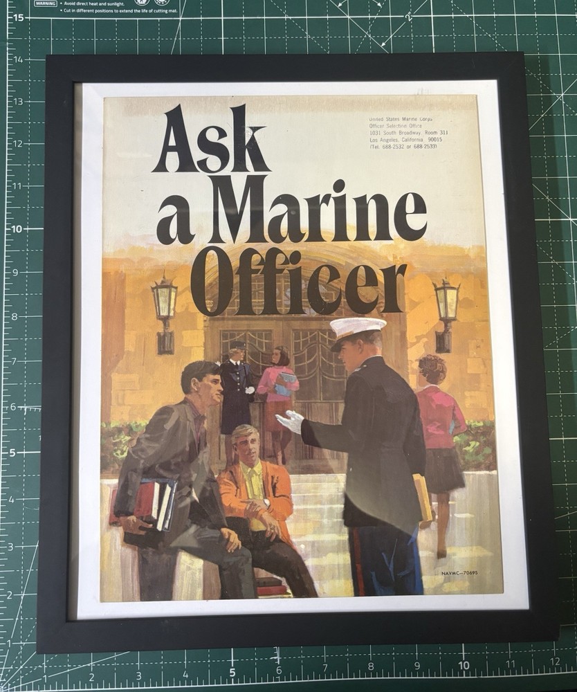 Vietnam War USMC Officer Recruiting Advertisement
