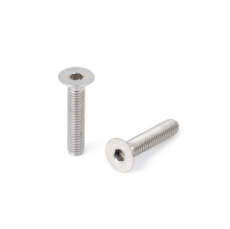 1PCS M6x30 titanium alloy Inner Hex Hexagon Socket Flat Countersunk Head Screw