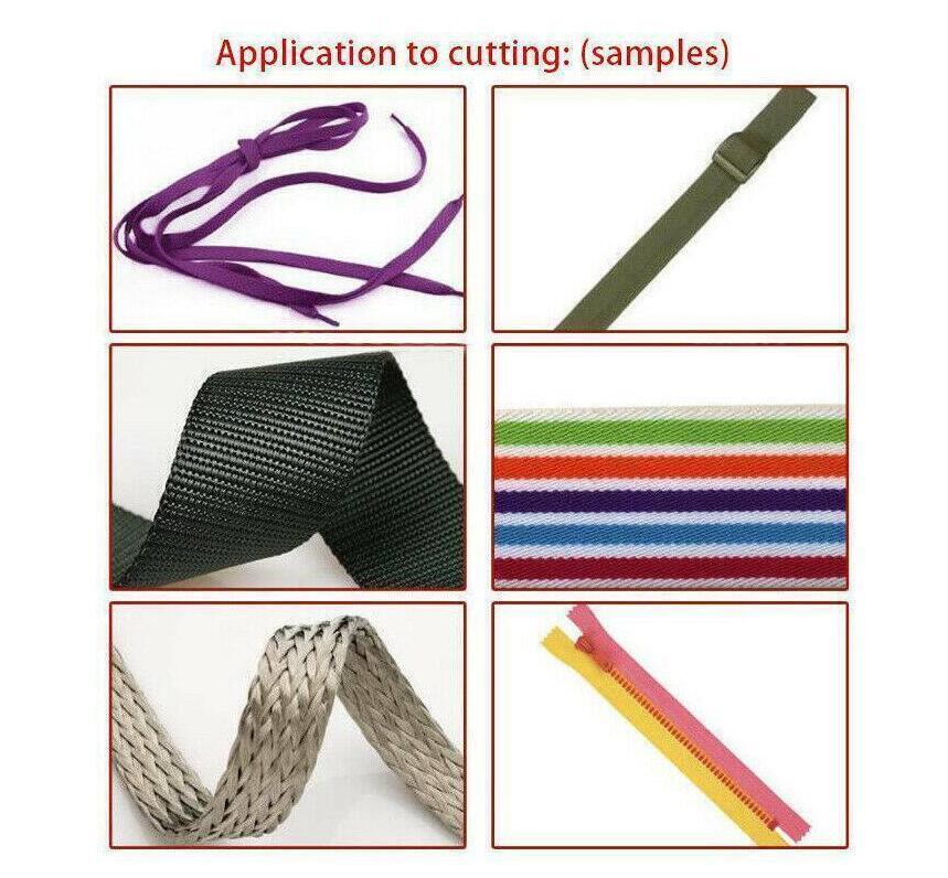✅Webbing Cutting Machine Automatic Hot & Cold Tape Cutter for Elastic Band 280W