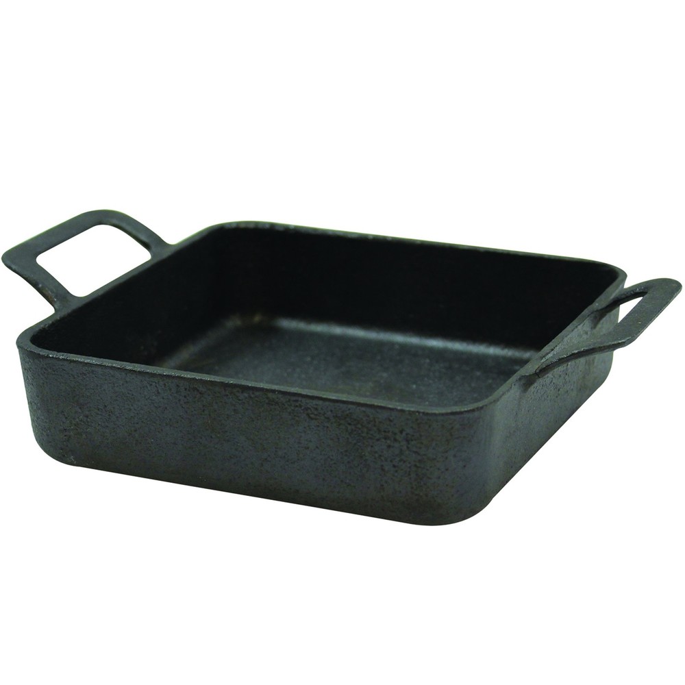 TableCraft CW30150 Cast Iron Mini Square Server, 5"x5"x1.75", With Handles