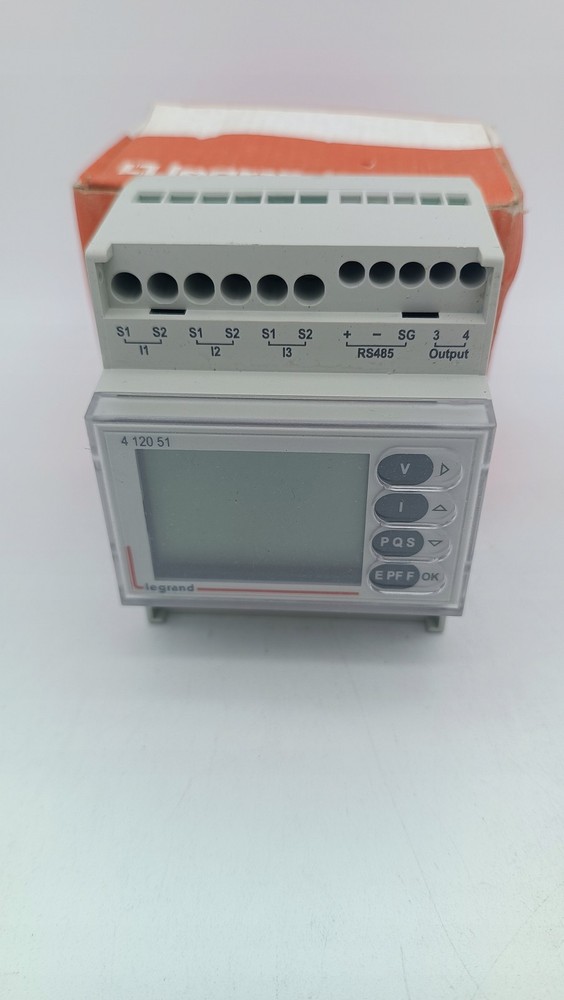 Legrand 412051 EMDX3 TH35 RS485 Network Parameter Analyzer