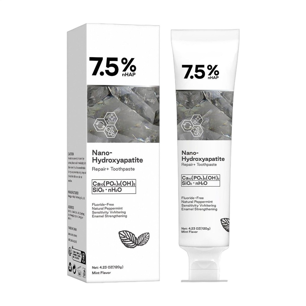 7.5% HAP Hydroxyapatite Toothpaste Remove Yellow Tooth Stains For Sensitive Teet