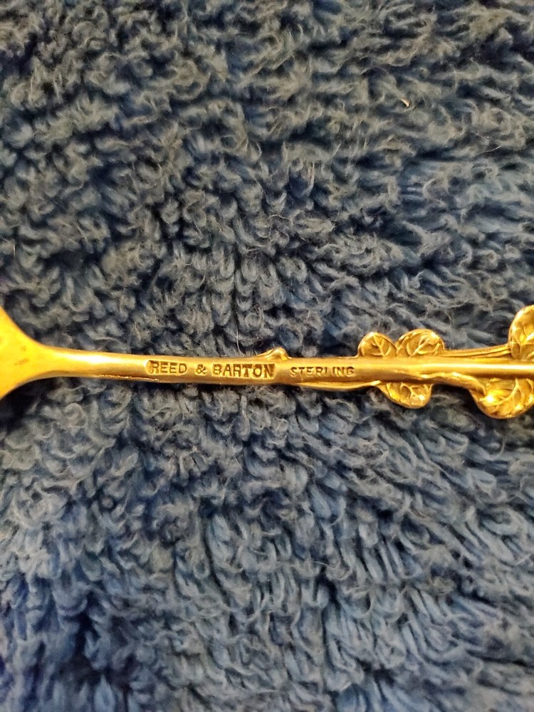 REED & BARTON-Sterling Silver Rose Flower Handle .925