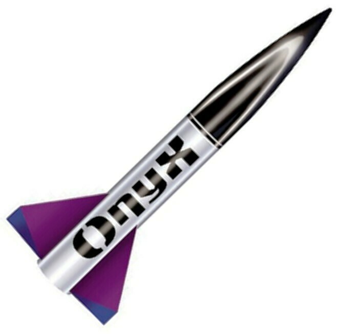 LOC Precision Flying Model Rocket Kit 3.1" Onyx PK-12ND