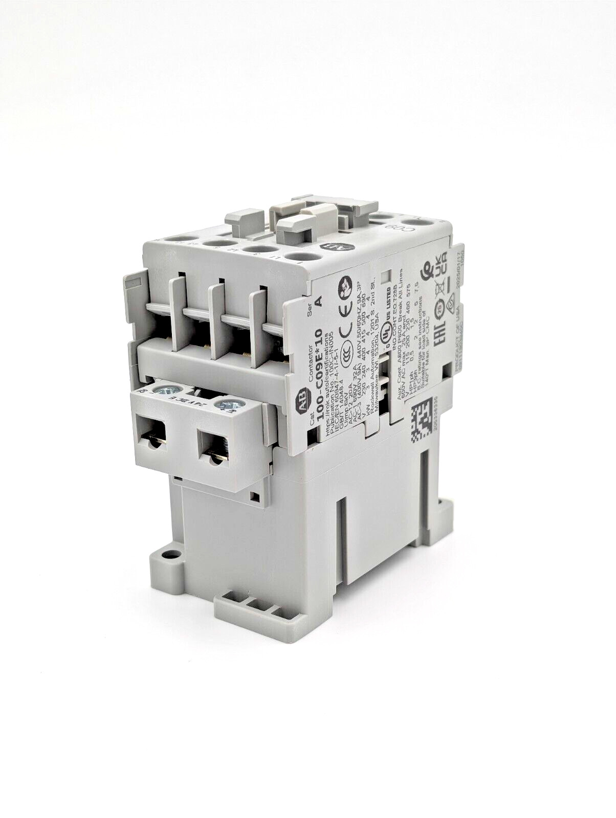 Allen-Bradley 100-C09EJ10 IEC Contactor 9 AMP 120VAC New MADE IN USA & US STOCK