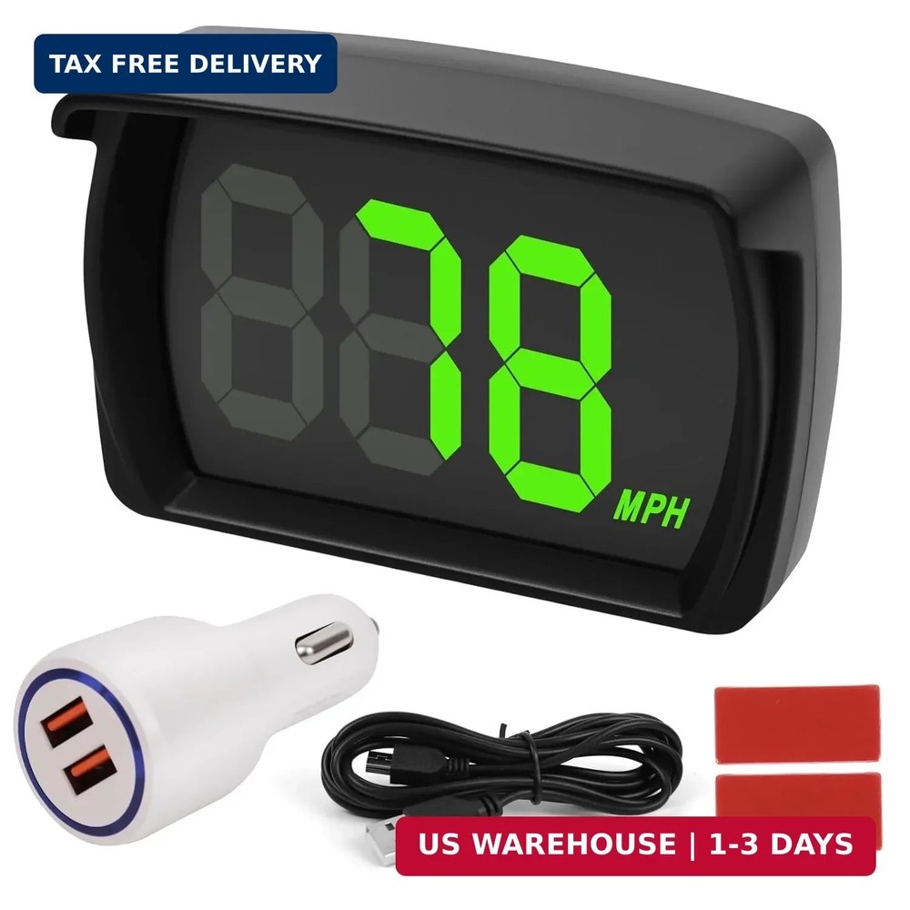 GPS Digital Speedometer for Car MPH, Universal HUD Speed Meter with LED...