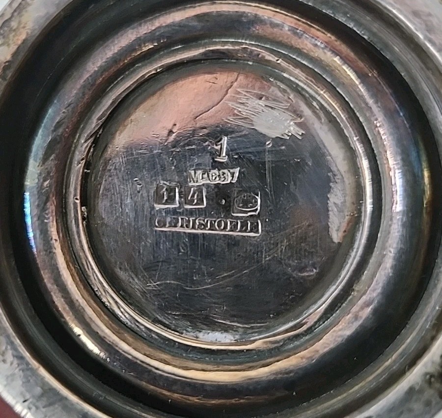 Antique Christofle Silver Plated Coffee Pot