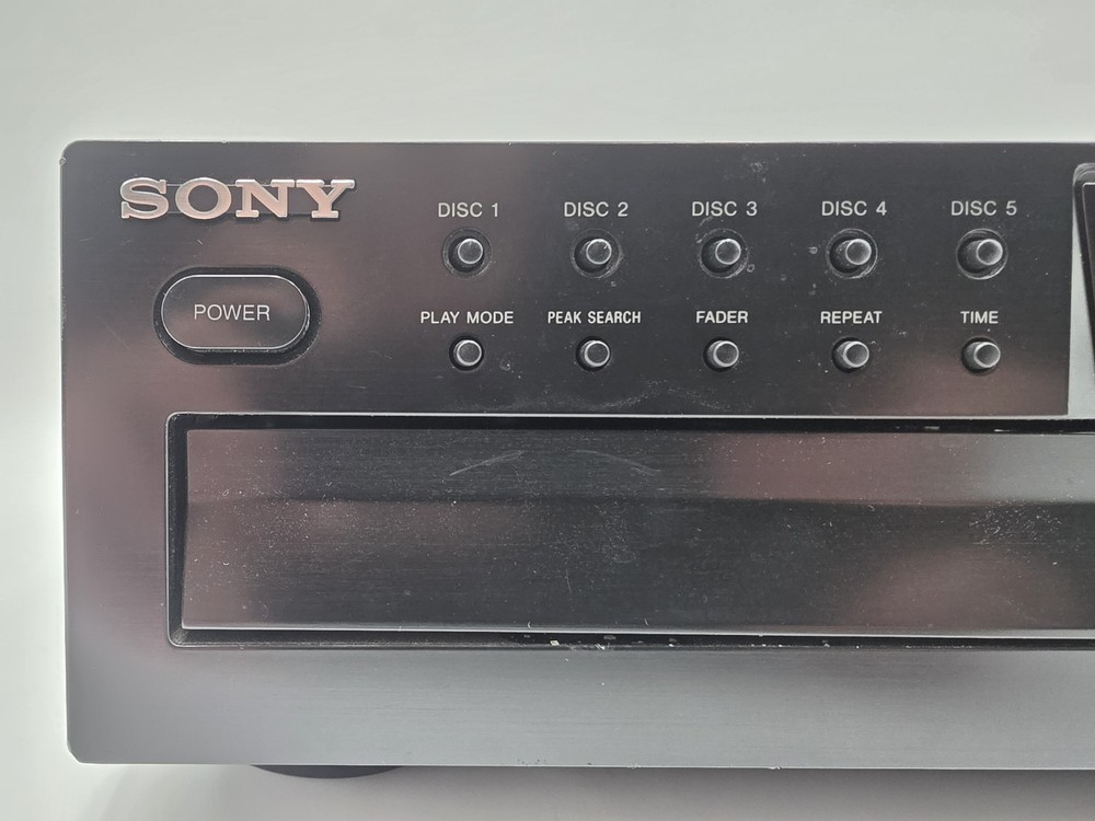 Sony CDP-CE375 5 CD Changer With Remote Tested Works