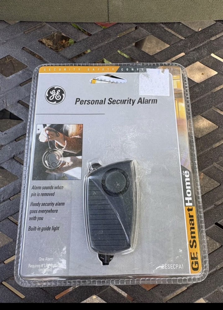 GE SmartHome Personal Security Keychain Alarm - New