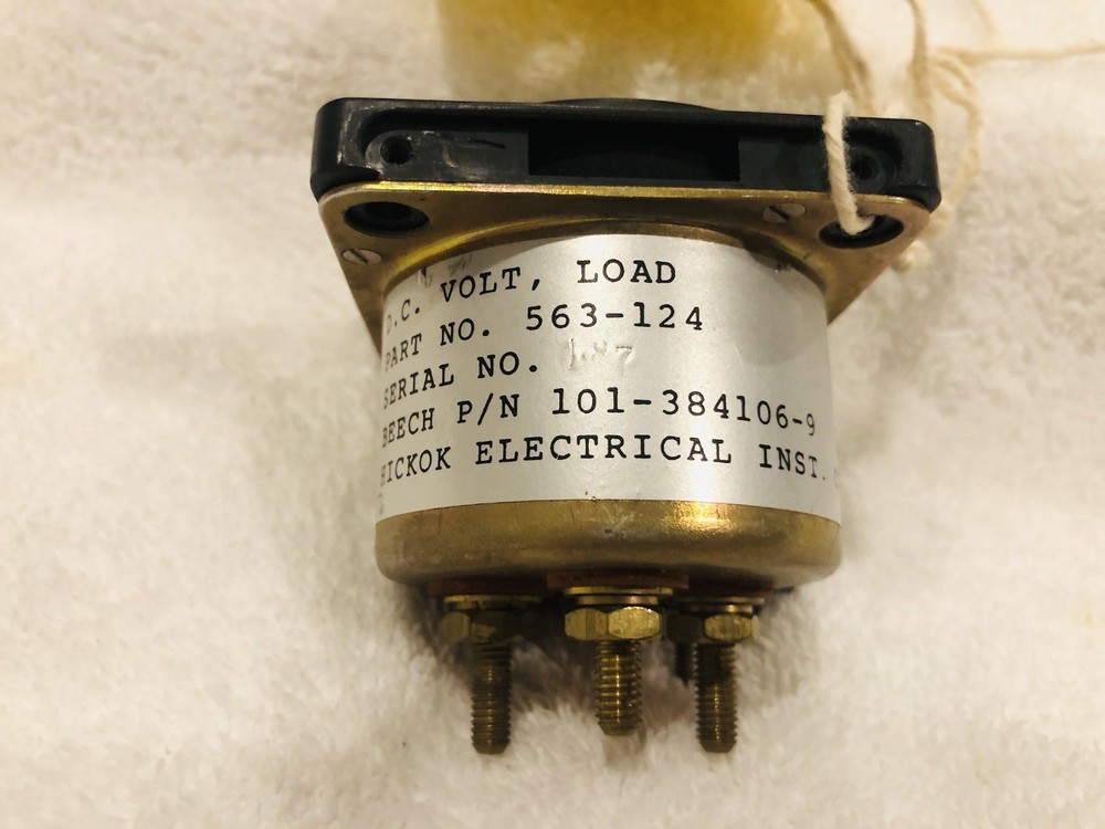 Aircraft, DC Volt Load Indicator 101-384106-9, 563-124, READ DESCRIPTION