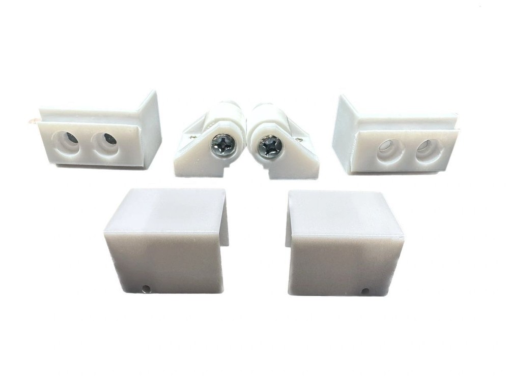 Adjustable Pocket Door Guide Slim Kit (Includes Hardware Covers)