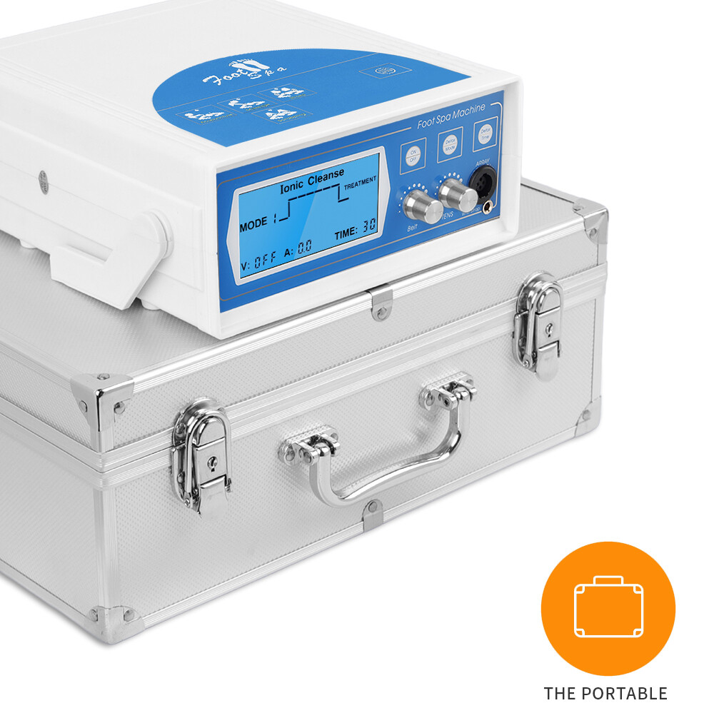 Ionic Detox Foot Spa Bath Machine Ion Cleanse for Home Use Massager Relief Pain