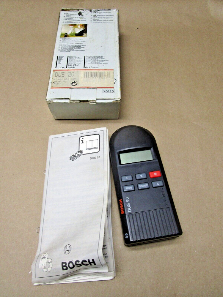 BOSCH DUS 20 DIGITAL ULTRASONIC MEASURING DEVICE