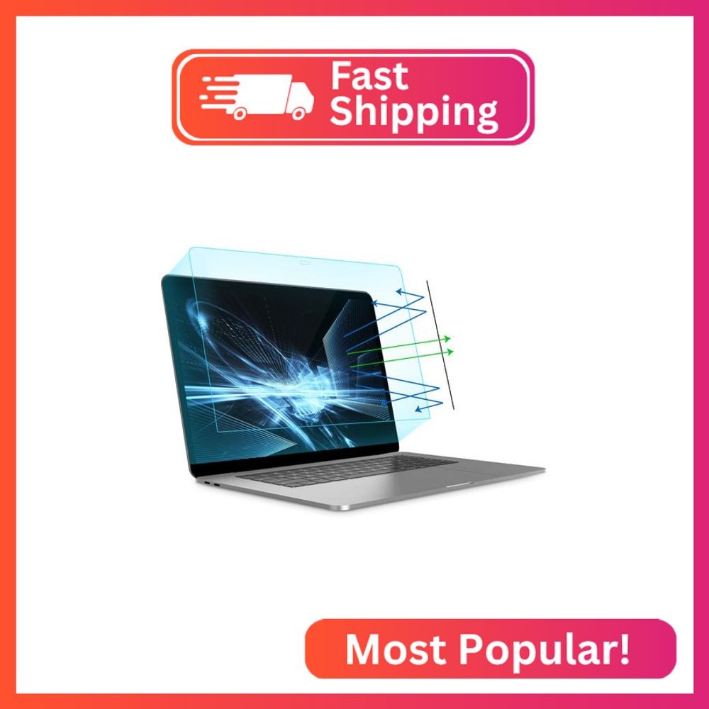 MOSISO 2 Pack 13 inch Laptop Screen Protector, Matte Blue Light Blocking Anti-UV