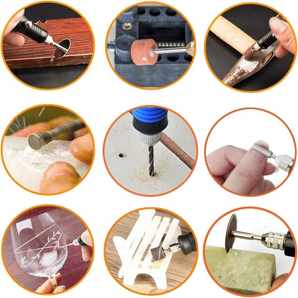 Variable Speed Engraving Tool Kit - 108 Accessories for Ultimate Personalization