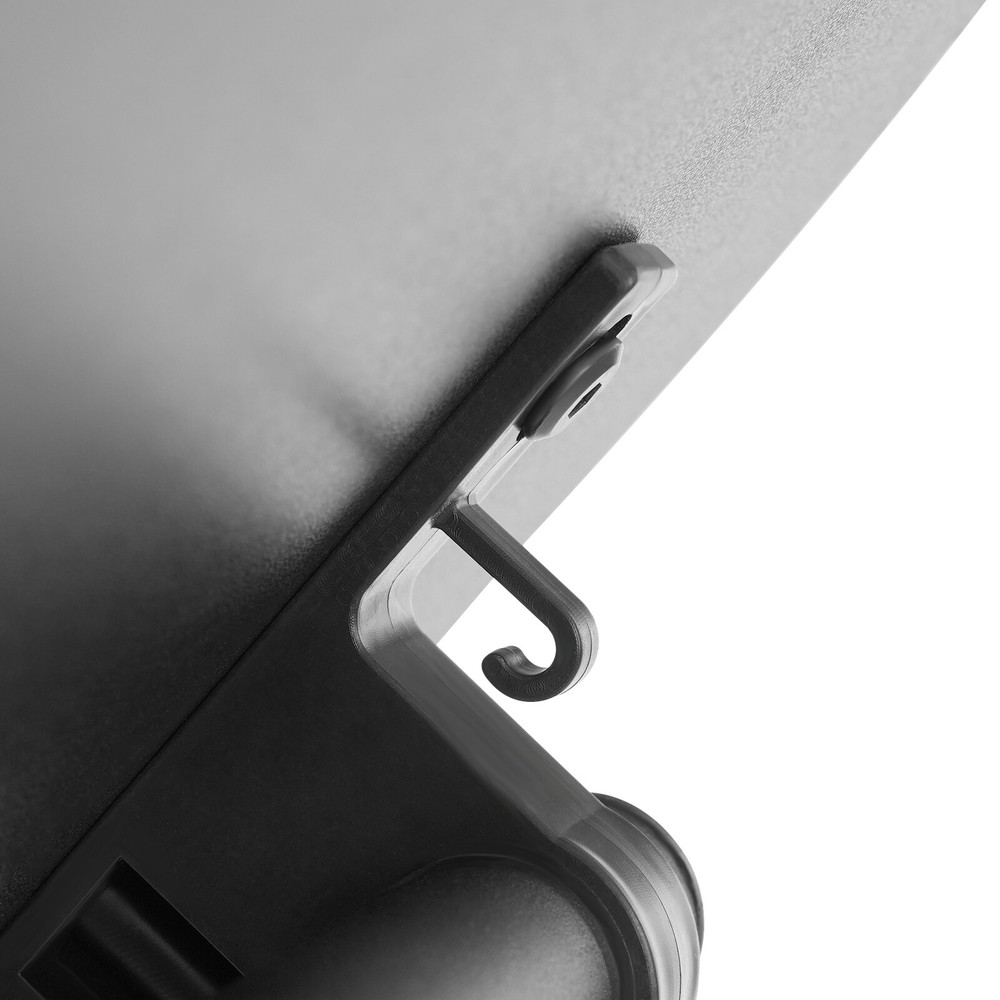 C Shaped End Table, Small Side Table for Couch, Sofa Table for Living Room