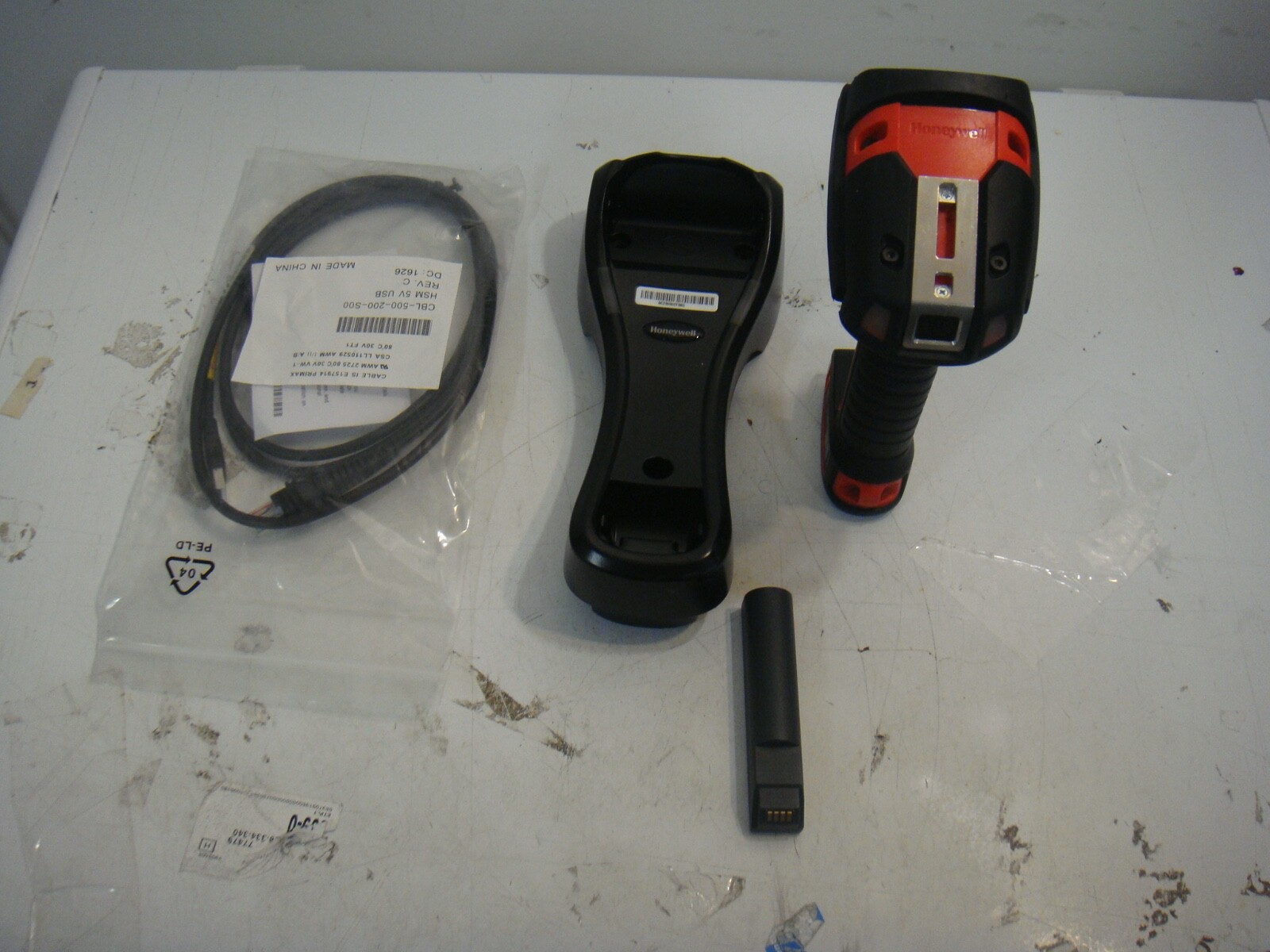 Honeywell 1991i Granit SR Bluetooth Wireless Barcode Scanner W/ Cradle , Battery