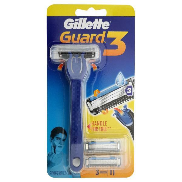 Gillette Guard Razor + 3 Cartridges
