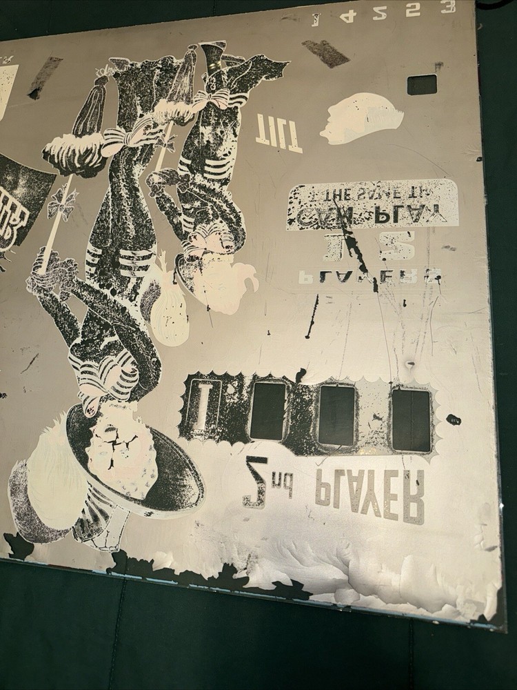 Gottlieb Mayfair pinball machine game Backglass