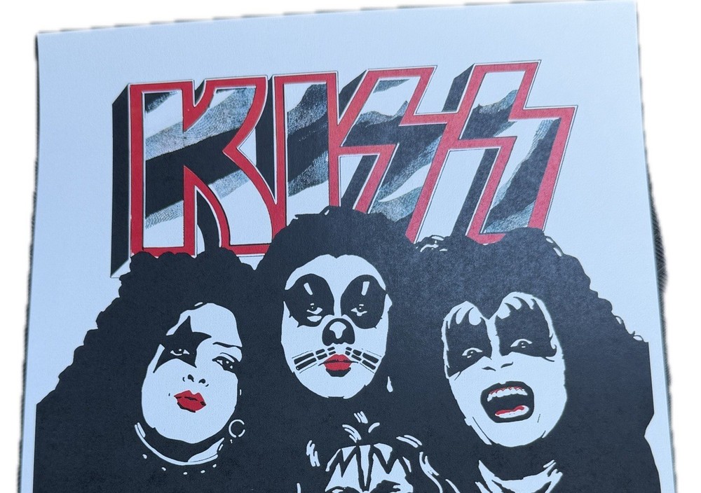 Kiss – Rochester Dome Arena Concert Promotional Flyer (Oct 5, 1975)