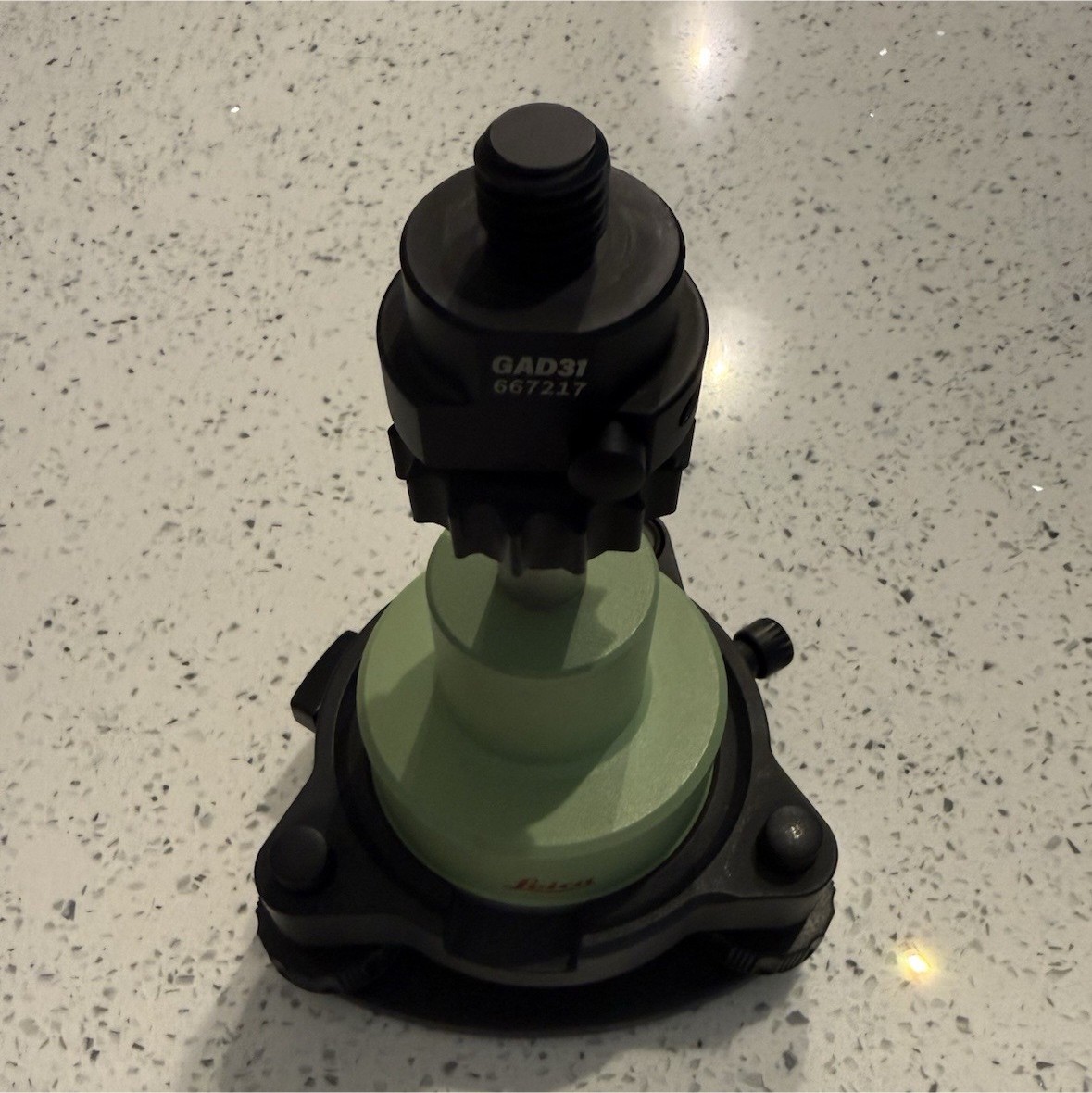 Leica GDF102 Tribrach, GRT144 Adapter, GAD31 Surveying Accessories