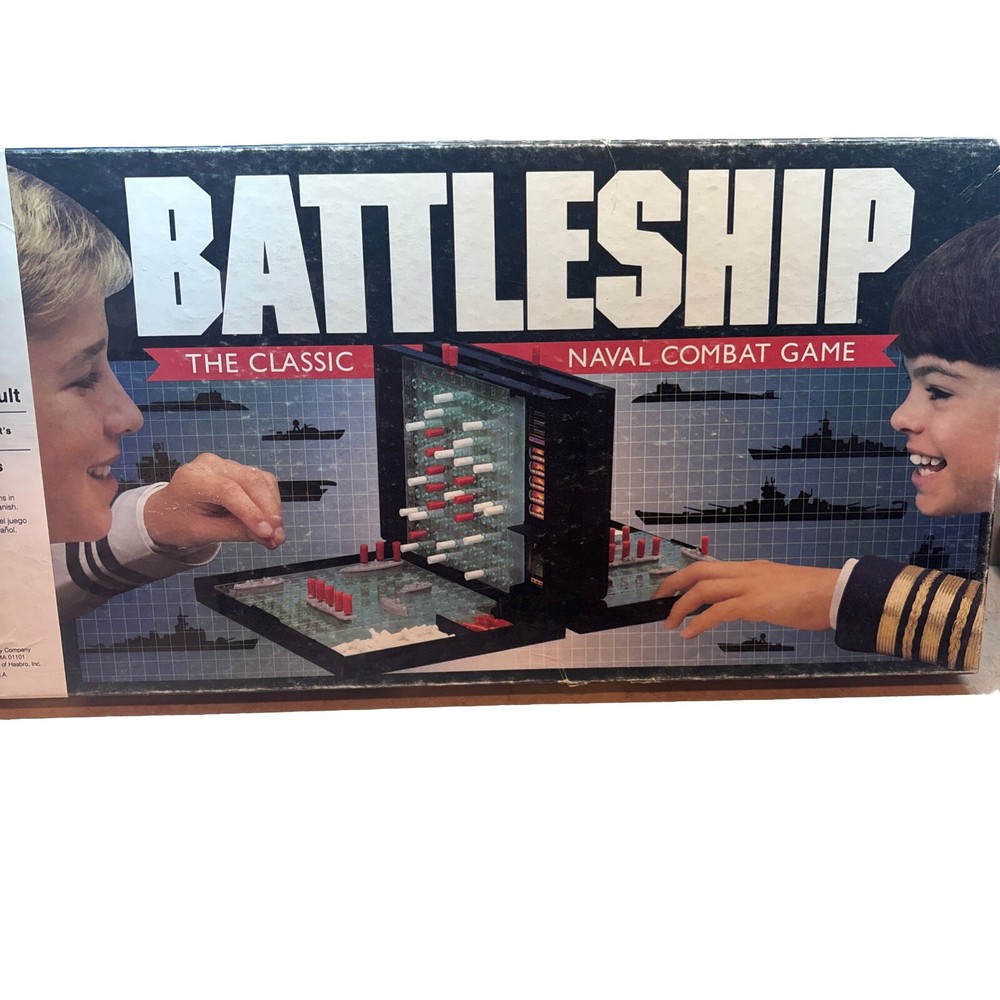 Vintage 1990 Classic Battleship Board Game 100% Complete