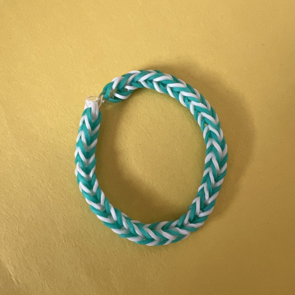 Handmade Fishtail Rainbow Loom Bracelets- 3 Bracelets