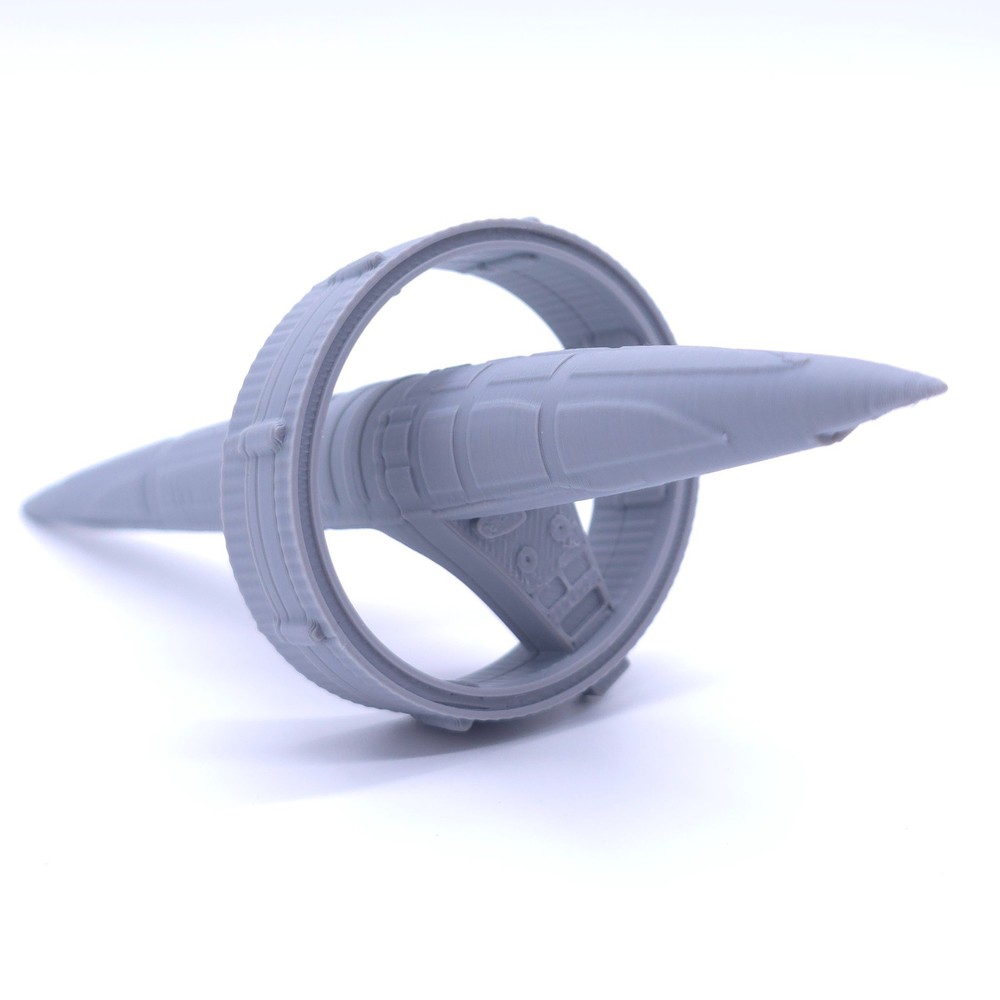 Vulcan - 1", 3", 6" or 12" Model - Custom Space Ship Sci-Fi Elite