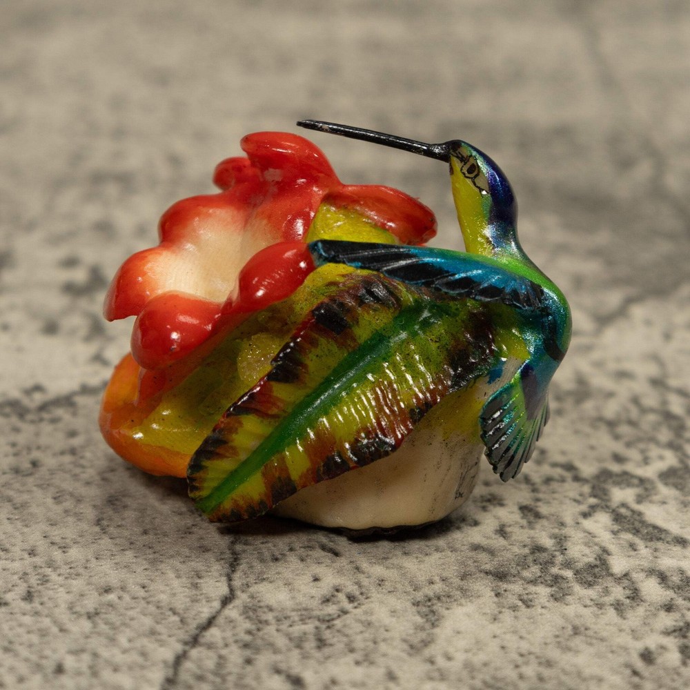 Hummingbird Tagua Carving