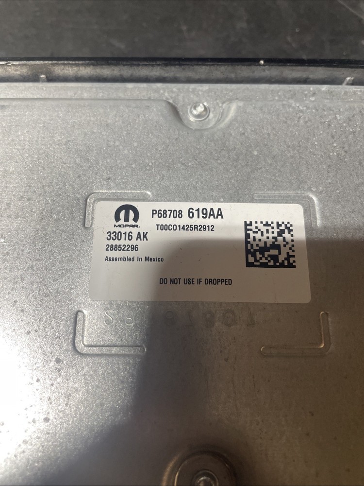 Mopar Park Assist Driver Control Module P68708619AA
