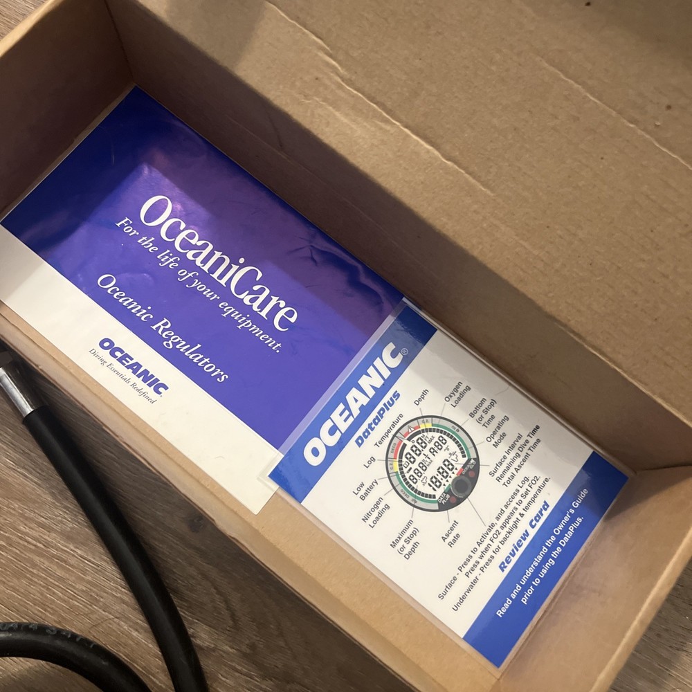 Oceanic Data Plus Nav Con Dive Computer Console Dataplus & Quick Disconnect Hose