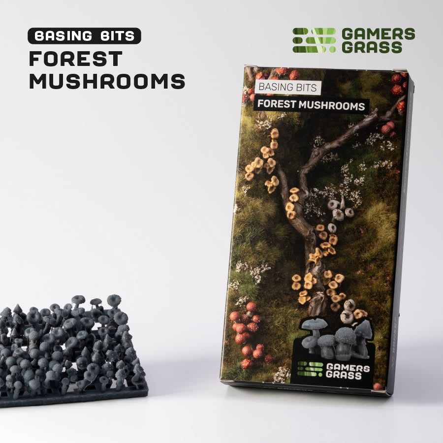 Gamers Grass: Basing Bits - Forest Mushrooms - GGBB-FM