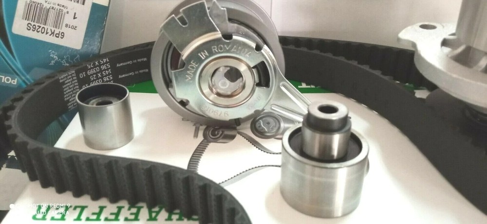 DISTRIBUTION KIT + WATER PUMP + BELT SERVICES FOR VW - POLO 1.4 TDI KW55