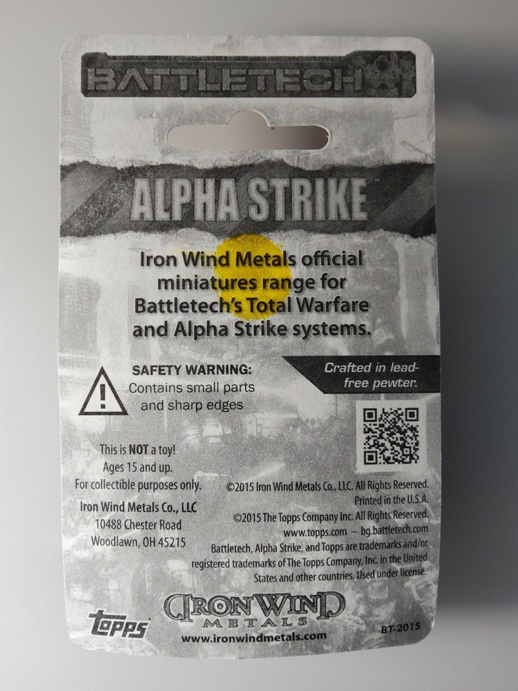 Battletech Miniatures - Malice MAL-XT - 20-5107 - Iron Wind Metals
