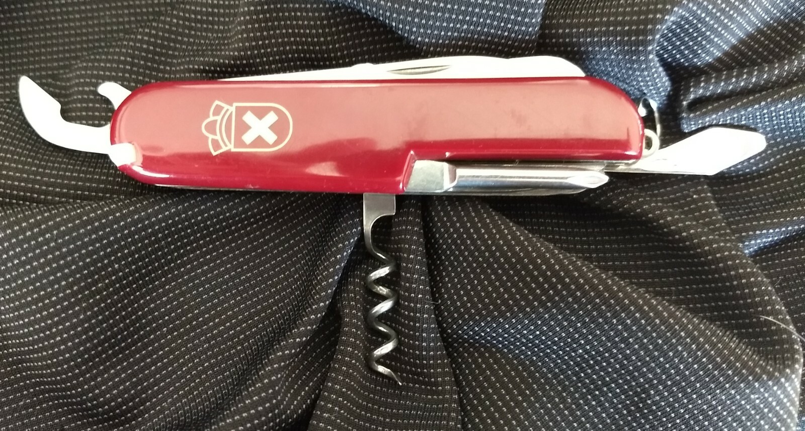 Rite-Edge Red Swiss Scout Camping Pocket Knife Multi Tool-Same Day Shipping!
