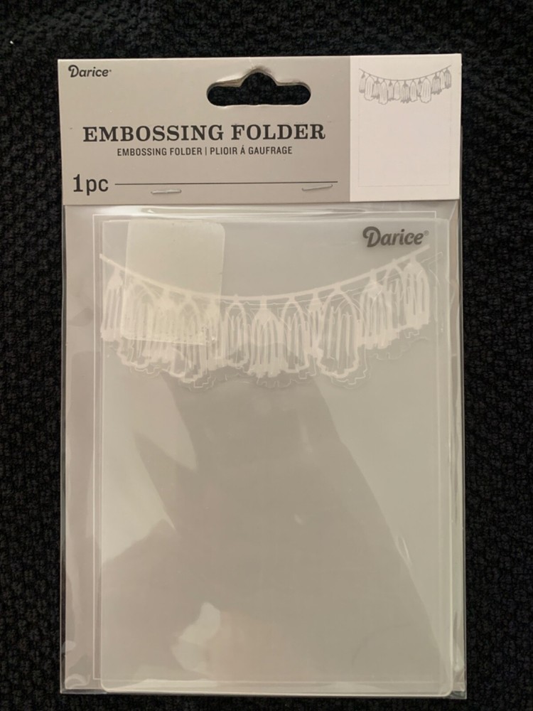 Darice Embossing Folder - Tassle Garland