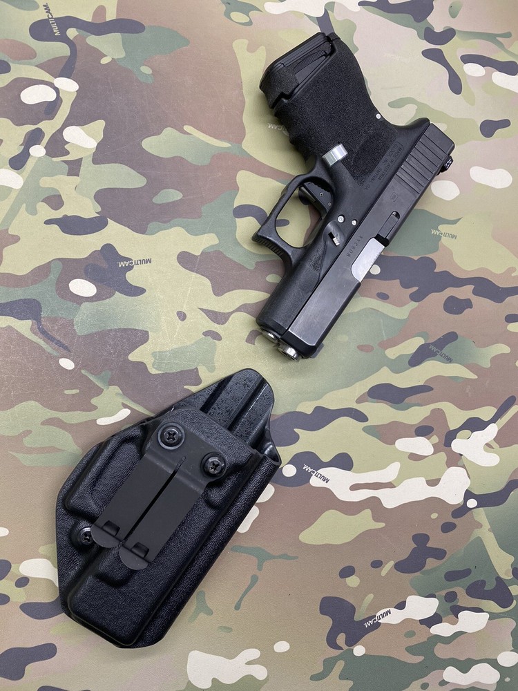 Black Kydex IWB for Glock 28 Holster