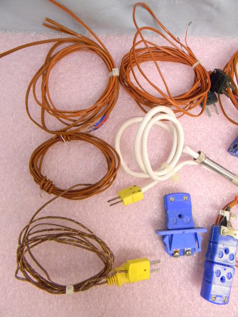 (22) Thermocouple Cables, Probes, Connectors Type J, K, T, & E