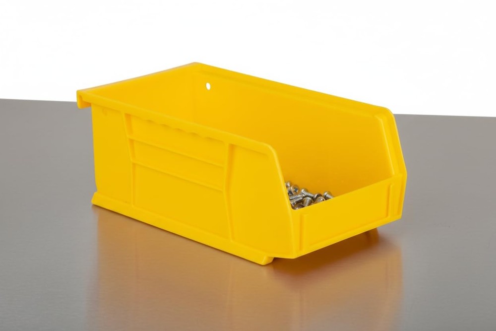 Hudson Exchange 7-1/2" x 4" x 3" Plastic Stackable Storage Bin and Hanging Co...