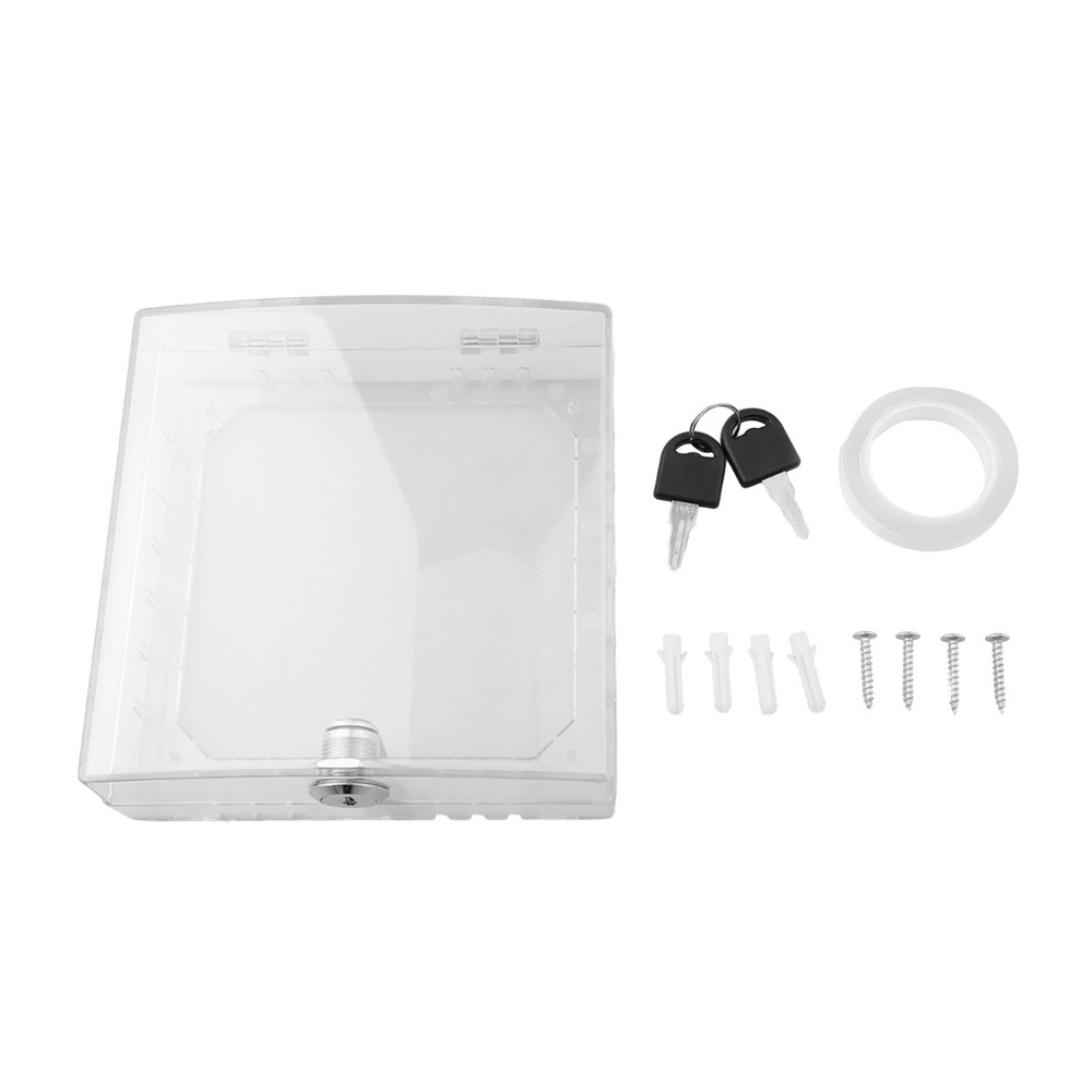 Lockable Transparent Guard Box for Energy Efficient Temperature Control