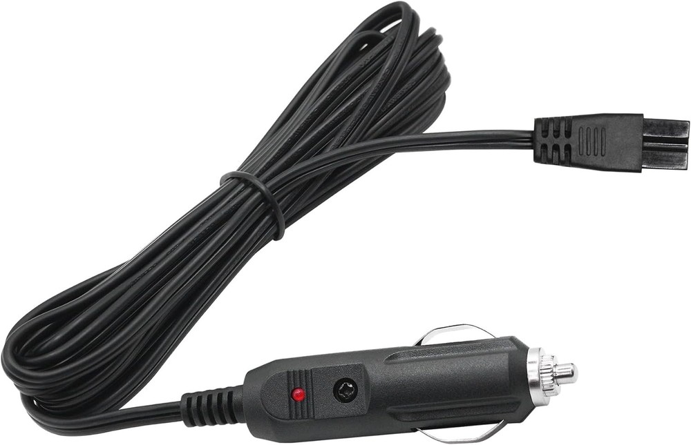 12V Car Cooler Power Cord, 9FT/3M Mini Refrigerator Plug Replacement Cable