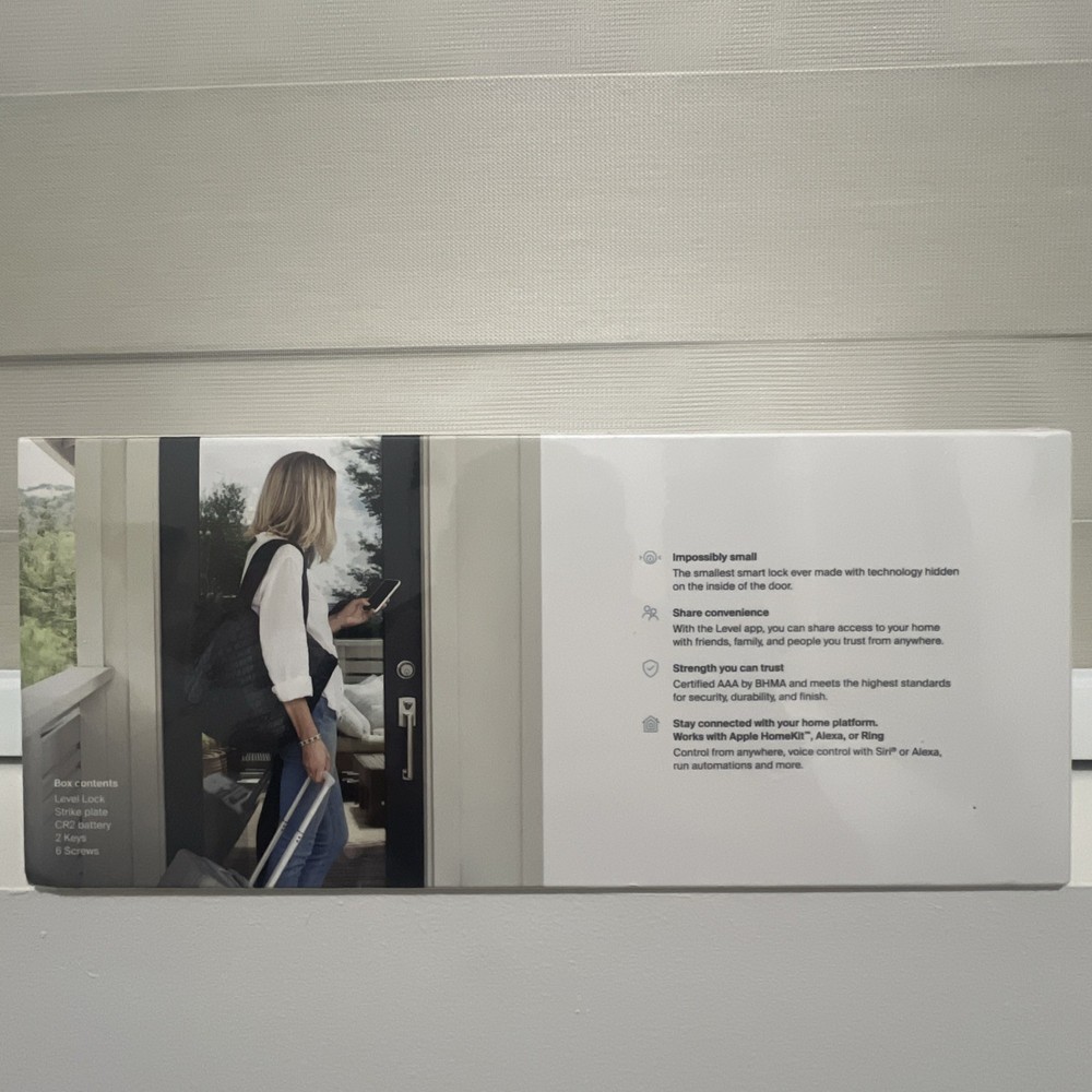 Level Lock Edition Smart Lock Matte Black