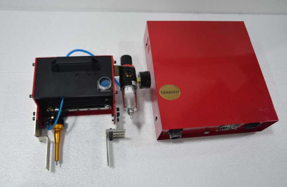 100*20mm Portable Metal Pneumatic Dot Peen Marking Machine for VIN Code Frame