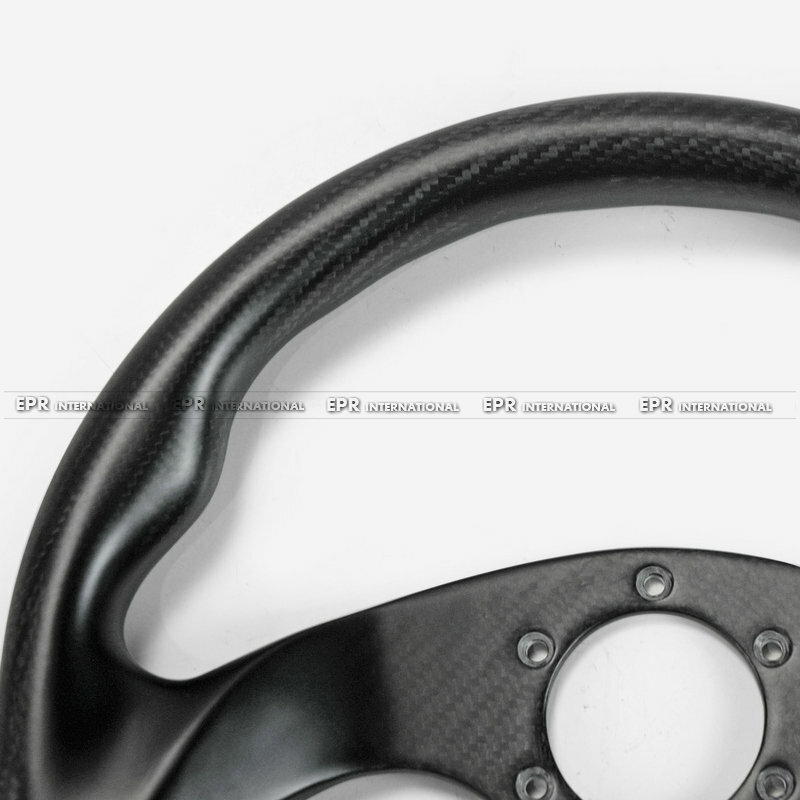 Flat Type Racing MATTE Dry Carbon For UNIVERSAL Steering Wheel Kit
