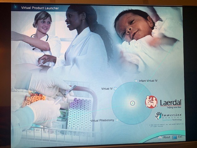 LAERDAL LAPTOP W/ SOFTWARE FOR PEDIATRIC VIRTUAL IV HAPTICS DEVICE REFURBISHED