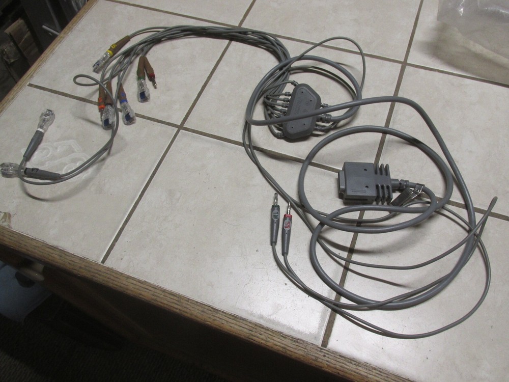 Burdick 10 Lead ECG Cable w/ Leads ref: 00700