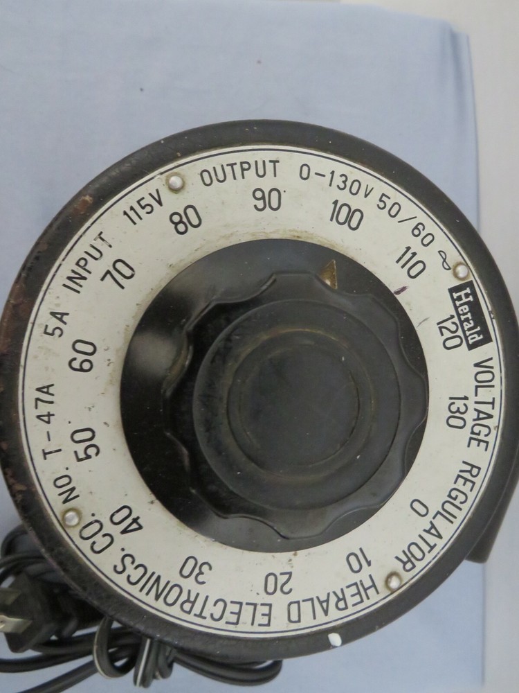 Vintage Electrical Voltage Regulator Herald T-47A