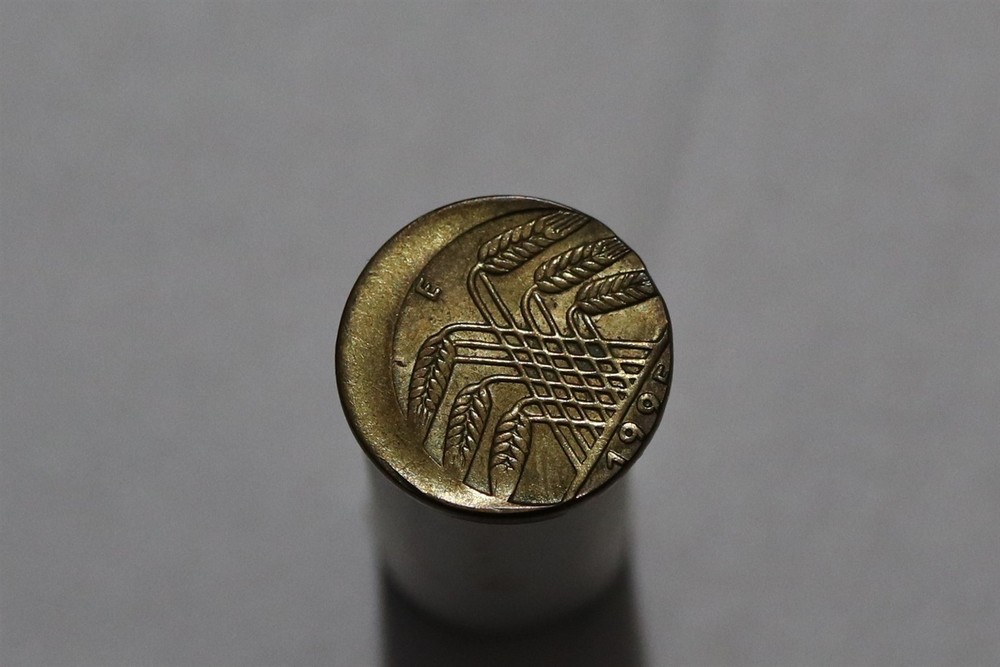 🧭 🇩🇪 GERMANY ERROR COIN WEIMAR OFF CENTRE B88 #K1237